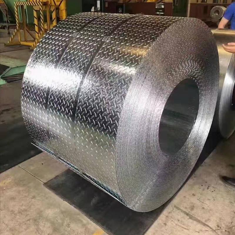 SS400/S235JR/S355JR Galvanized Checkered Plate